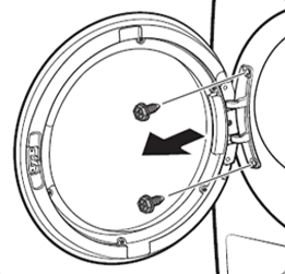 볼트 나사 2개를 분리 그림