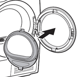 도어 커버에 내측 홀더 글라스를 조립