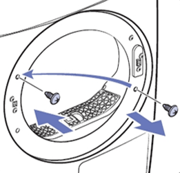 하단 나사 1개를 분리하여 좌측 상단에 조립
