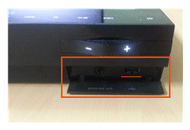 USB메모리 저장 후 홈시어터 연결하기 위해  홈시어터 USB단자 확인