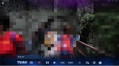 디지털 TV를 보려면 TV AV를 선택하고 케이블 ATSC를 선택합니다