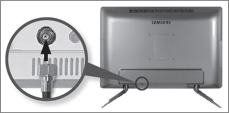 TV 안테나 연결 위치는 해당 제품 사용설명서를 참조하시기 바랍니다