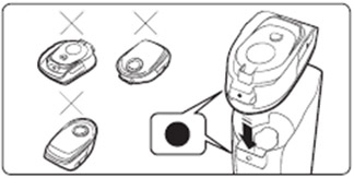 먼지통 뚜껑과 먼지통에 새겨진