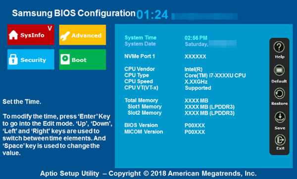 BIOS 모드로 진입하여 F9 키를 누릅니다 YES를 누릅니다