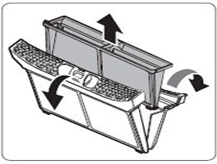 외부 필터 열고 내부 필터 분리 그림