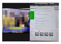 멀티링크 스크린 실행화면