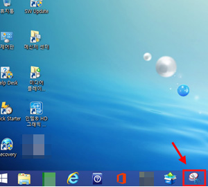 데스크톱 작업표시줄에 해당 앱의 아이콘이 생성되었는지 확인 후 사용하세요