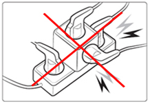 멀티탭 사용금지