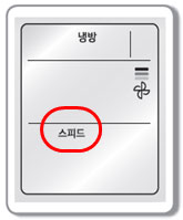 리모컨 액정화면에 스피드 표시