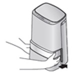 물통 제대로 삽입