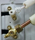 실외기 배관 성에