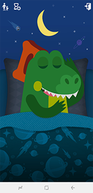 ⑥ 일일 놀이시간 초과 시 화면