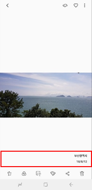 위치 정보 확인 가능