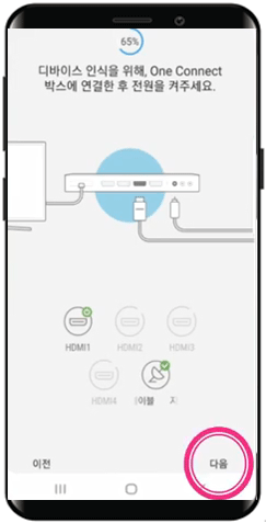 외부기기연결표현화면