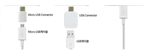 USB Type-C어댑터를 장착하여 사용합니다.