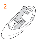 건전지 삽입하는 화면