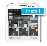 구글 플레이에서 삼성 스마트 카메라 앱을 다운로드 해 주세요.