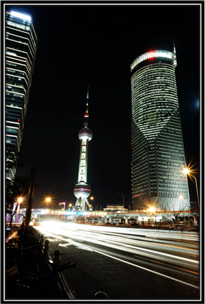 빛 줄기로 촬영된 이미지