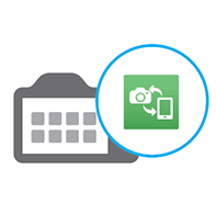 카메라에서 모바일 링크 앱을 실행합니다.