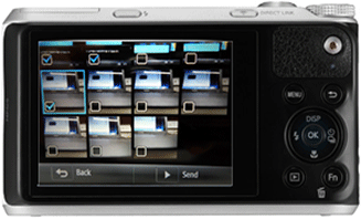 전송할 사진을 카메라에서 선택한 이미지