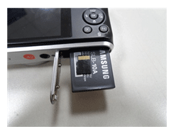 배터리 삽입확인