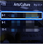 Arts/Culture 화면