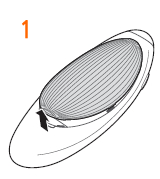 삼성 TV 스마트컨트롤(삼성 스마트 리모컨) 사용을 위해덮개를 여는 화면