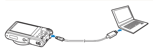 USB 케이블을 이용한 카메라와 PC 연결하기