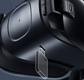 기어 VR(SM-R323)에 OTG 삽입 위치