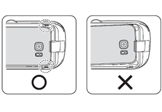 모바일 디바이스를 장착할 때 완전히 고정시키세요. 제대로 고정되지 않으면 모바일 디바이스가 떨어져 손상될 수 있습니다.