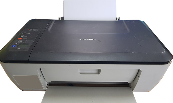 스캐너 덮개 닫은 화면