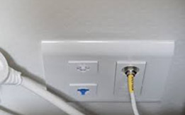 벽면 안테나 연결 단자 이미지