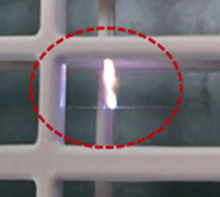 필터세이버에서 스파크가 튀는 이미지 2