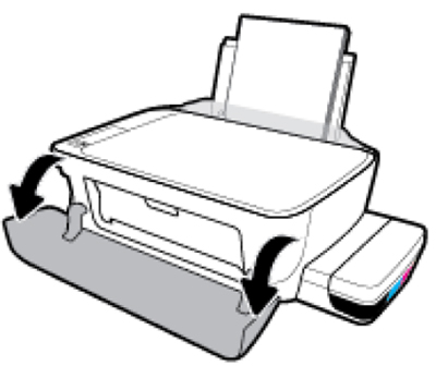 앞쪽 덮개를 여세요