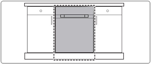 빌트인으로 설치된 모습