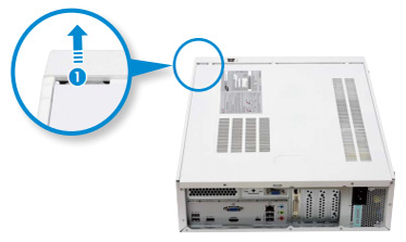 덮개를 홈에 맞게 닫고 앞 커버를 끝까지 당겨서 조립하는 화면 덮개를 홈에 맞게 닫고 앞 커버를 끝까지 당겨서 조립하는 화면