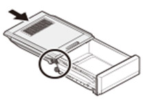 3) 청소가 끝나면 그림과 같이 롤러가 부딪치지 않도록 놓고 커버를 부드럽게 잡아당겨서 조립하세요.