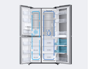냉장실, 냉동실 독립냉각 이미지
