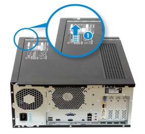 덮개를 홈에 맞게 닫고 앞 커버를 끝까지 당겨서 조립하는 화면 덮개를 홈에 맞게 닫고 앞 커버를 끝까지 당겨서 조립하는 화면