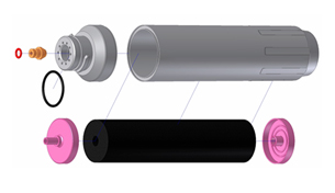 정수필터 내부 모습 정수필터 내부 모습