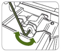4 mm 육각 렌치를 이용해서 도어 좌우간격 조절하는 표현 4 mm 육각 렌치를 이용해서 도어 좌우간격 조절하는 표현
