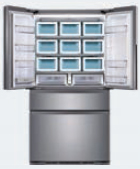 삼성 김치냉장고 스탠드형 메탈 그라운드 지펠아삭 11 김치냉장고 상칸 메탈쿨링 김치통 위치 이미지