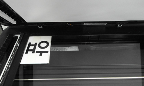 삼성 프린터 SL-C145x 신분증 복사 9 신분증 뒷면이 스캔유리를 향하도록 올리는 화면