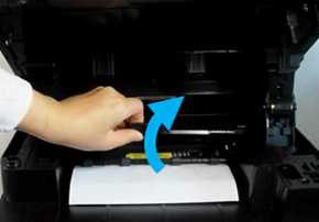 정착기 덮개 열어주는 화면