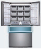 삼성 김치냉장고 스탠드형 메탈 그라운드 지펠아삭 9 김치냉장고 중칸 메탈쿨링 서랍 위치 이미지