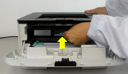 새 토너카트리지 장착화면