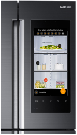 냉장실 내부 촬영된 이미지