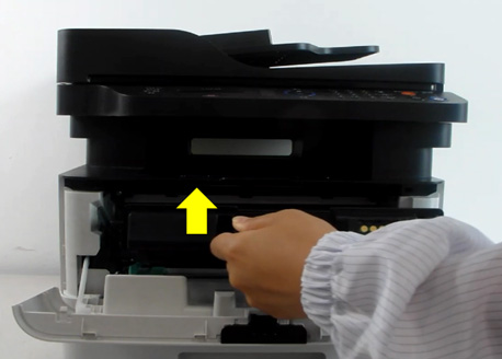 새 토너카트리지 장착화면