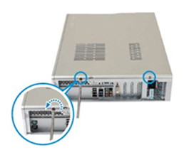 컴퓨터를 분해하여 청소를 하려면 제품 뒷면에 나사를 먼저 제거하기