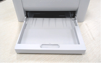 용지함 가이드 장착 완료 화면